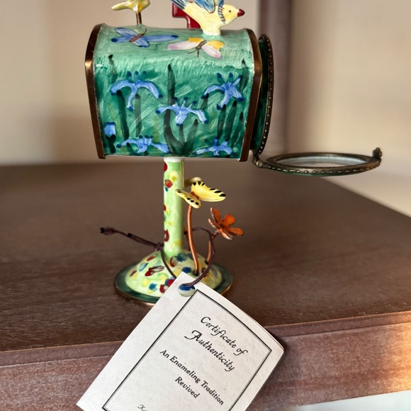 Kelvin Chen Enamel and Copper Stamp Holder, Signed & Numbered - Picture 5 of 10